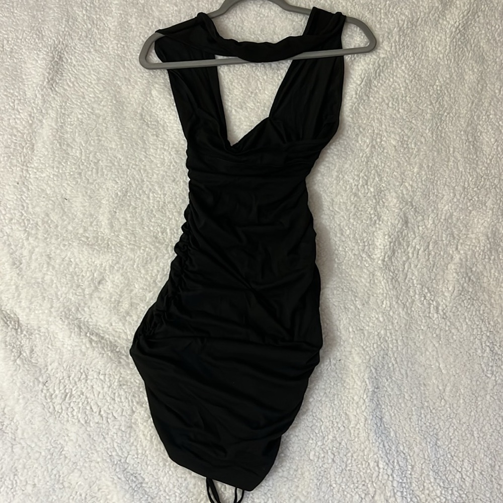 SHEIN Drawstring Ruched Dress Size XS - Picture 5 of 5